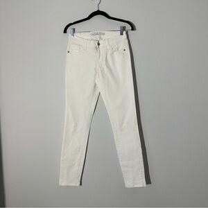 Old navy rockstar white jeans